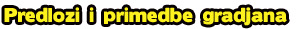 Primedbe